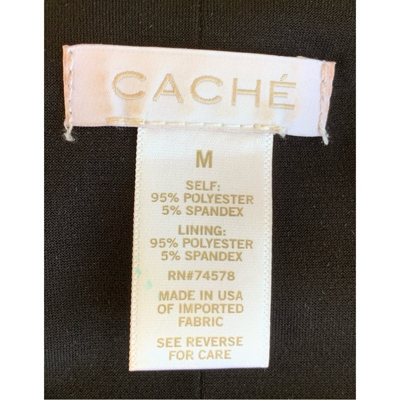 CACHE’ BLUE/GREEN 3/4 SLEEVE ZIPPER FRONT BODYCON DRESS. WOMEN’S SIZE MEDIUM. - Picture 7 of 8